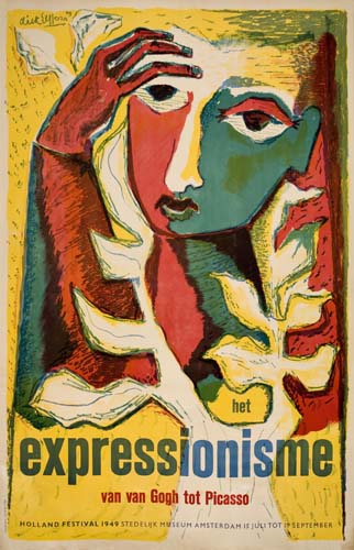 Het Expressionisme, van van Gogh tot Picasso, Holland Festival 1949 Stedelge museus Amsterdam is just tot 19 September
