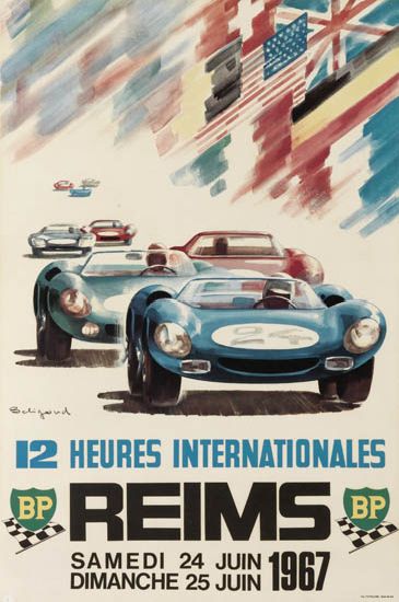 12 Heures Internationales BP Reims BP, Samedi 24 Juin Dimanche 25 Juin 1967