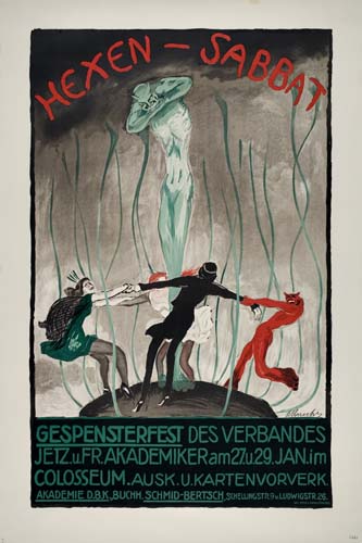 Hexen Sabbat Gespensterfest Des Verbanes, Jetz u Fr. Akademiker am 27.u 29. Jan im., Colosseum Au sk u. Kartenvorverk, akademie d.bk buchh schmid bertsch