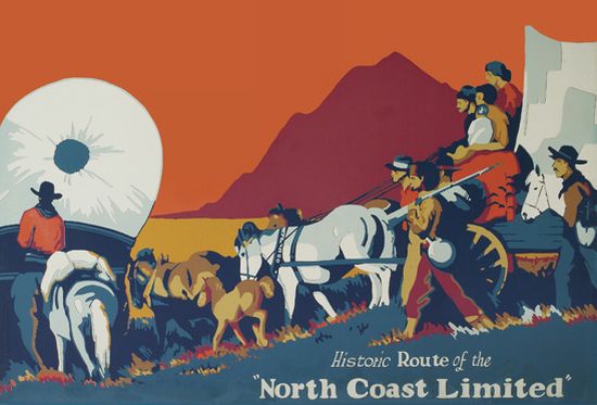 Historic Route Of The “North Coast Limited.