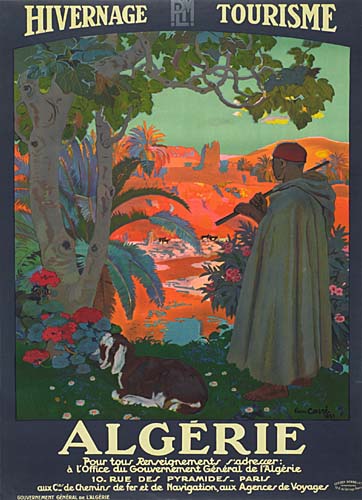 Hivernage Tourisme, Algerie, Pour tous Renseignements Sadresser, Office Du Government General De Algerie, 10 Rue Des Pyramides_Paris, Aux De Chemins De Fer Et De Navigation Aux Agences De Voyages