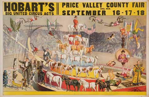 Hobart’s||, Price Valley Conty Fair, September 16-17-18, Big United Circus Acts