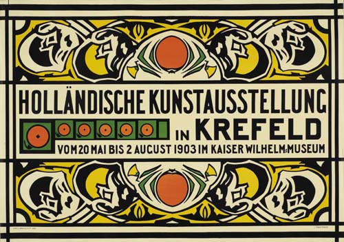 Hollandische kunstaustellung in krefeld krefeld , Vom 20 mai bis 2 aucust 1903 im kaiser wilhelmmuseum