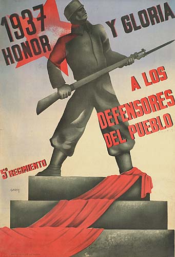 1937, Honor y gloria, A los defensres del pueblo, 5 recimiento