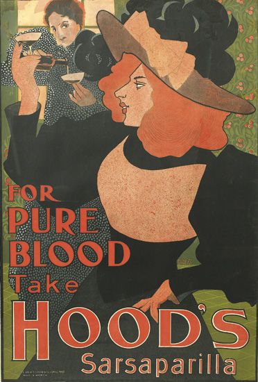 For Pure Blood, Take Hood’s, Sarsaparilla