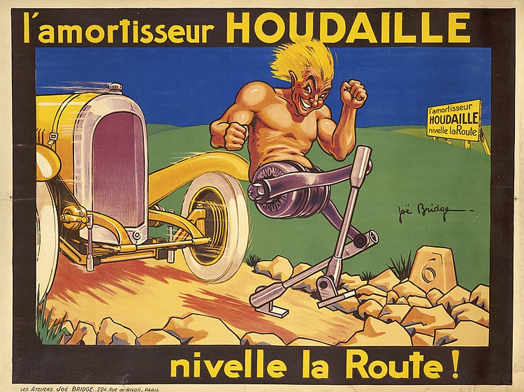 I’Amortisseur Houdaille, Nivelle La Route!, Les Atluers Joe Bridge 224, Rue De Rivoli_Paris
