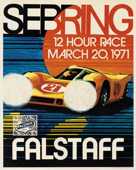 Sebring 12 Hour Race March 20, 1971, Falstaff