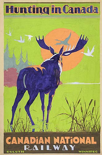 Hunting In Canada, Canadian National, Railway, Duluth, Winnipeg