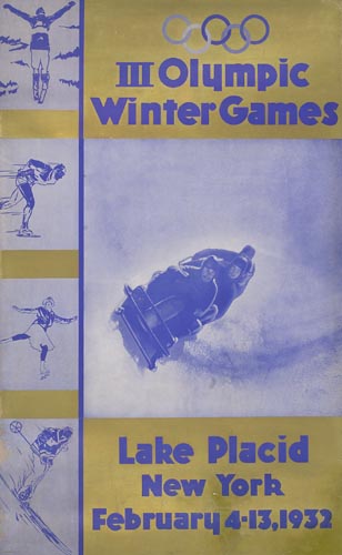 III Olympic, Winter Games, Lake Placid, New York, February 4-13, 1932