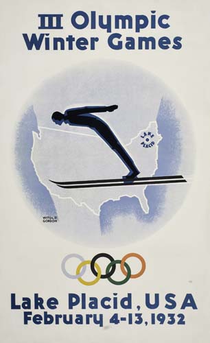 III Olumpics, Winter Games, lake Placid, U S A, February 4-13, 1932