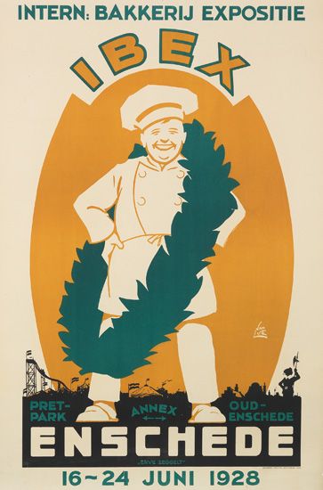 Intern Bakkerij Expositie, Ibex, Pret Park, Annex, Oud Enschede, Enschede, 16-24 Juni 1928