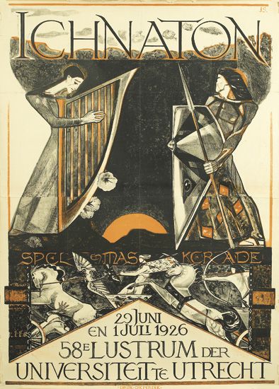 Ichnaton, Spel Mas Kcr Ade, 29 Juni, En 1 Juli 1926, 58 elustrum der, Universiteit Te Utrecht