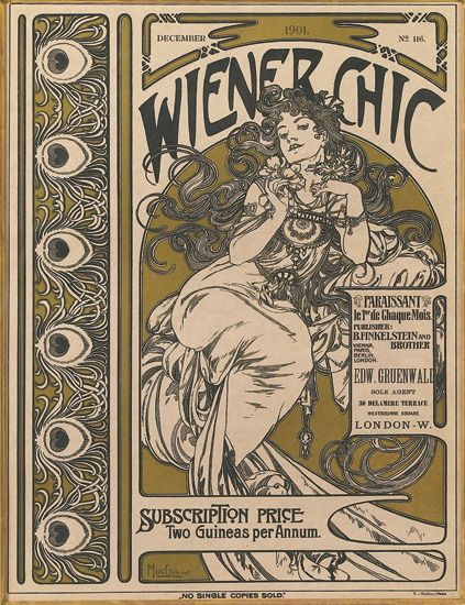 December 1901 N2 iig Wiener Chic, Paraissant Ie l De Chaque Mols Bfinkelstein And Brother Edw Gruenwall Solx 30 delneire Terrvg Lon Don-W. Subscription Price Two Guineas per Annum, No Single Copees Sold