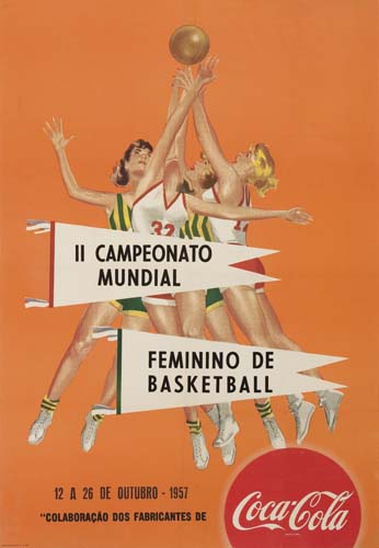32, Il Campeonato, Mundial, Feminino De, Basketball, 12 A 26 De Outubro – 1957, “Colaboracao Dos Fabricantes De Coca-Cola