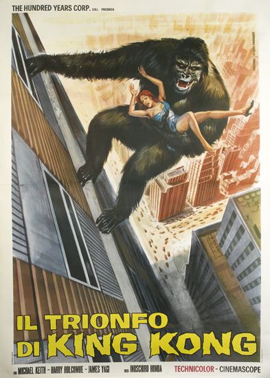 The Hundred Years Corp, Il-Trionfo-Di, King Kong, Michael kete harby fdlcemse james yasi Technicolor Cinemascope