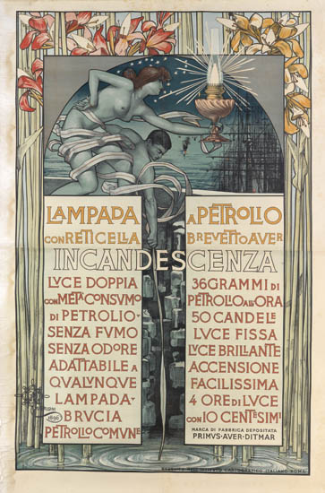 lampada conreticella, incandescenza, lvce doppia, com meta consvmo, di petrolio, senza fvmo, adattabile a, qvalvnqve, lampada, brvcia petroliocomvne, apetrolio, brevettoaver, 36 grammi di petrolio al ora, 50 candele lvce brillante, accensione, 4 ore di lvce con lo centesimi, primvs aver ditmar.