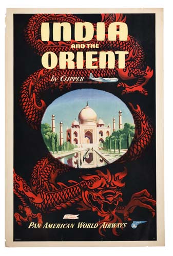India, And The, Orient, By Clipper, Pan American World Airways