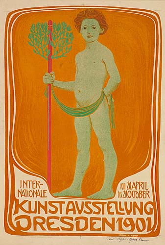 Inter Nationale, 20 April, Dis 20 Octomber, Kunstavsstellvng Dresden 1901