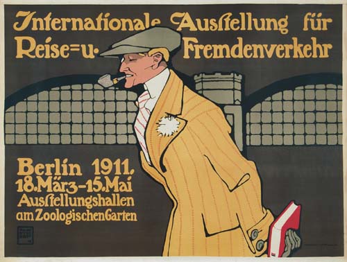 Internationale Austellung Fur, Reise=U Fremdenverkehr, Berlin 1911, 18.Mar 3-15. Mai, Austellungshallen, Am Zoologischen Garten