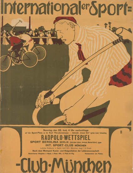 Internationaler Sport – Sonntag Dan 22, Junl 4 Padpolo-Wettspiel, Sport Berolina Berlin, Int. Sport-Club Monchen, Club Munich