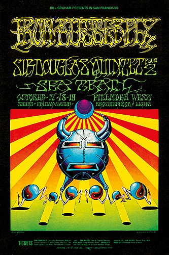 Bill Grahan Presents in san francrsoo,  Butterfly, Sir Douglas Quintet