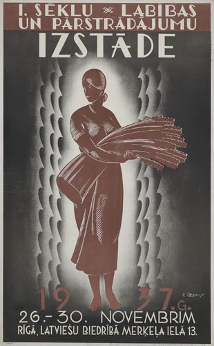 I.Seklu Labibas, Un Parstradajumu, Izstade, 26 30 Novembrim, Riga Latviesu Biedriba Merkela Iela 13