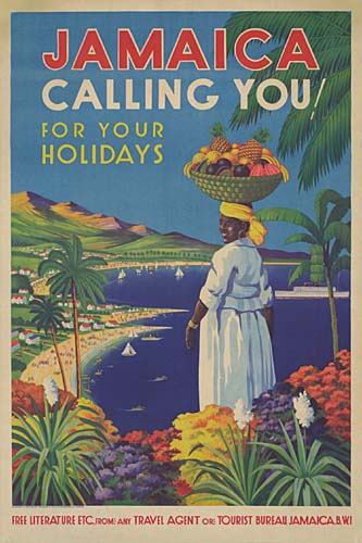 Jamaica, Calling You/, For Your, Holiday, Free Literaure Etc From Any Travel Agent Or Tourist Bureaii Jamaicabwi