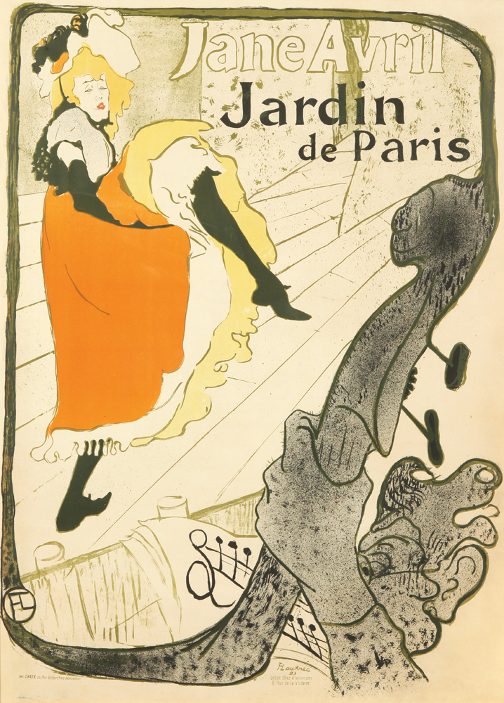 Jane Avril, Jardin, De Paris, Imp.chaix