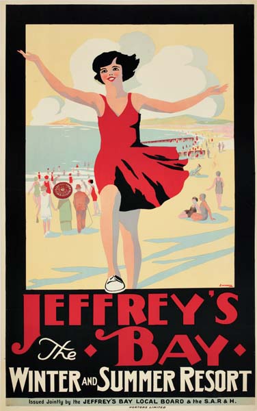 Jeffrey’s Bay, The Winter And Summer Resort, Issued Jointty By Jeffreys Bay Local Boaro & The S.A.R A H