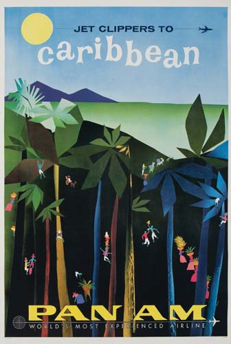 Jet Clippers To, Caribbean, Pan Am, World’S Most Experienceo Airline