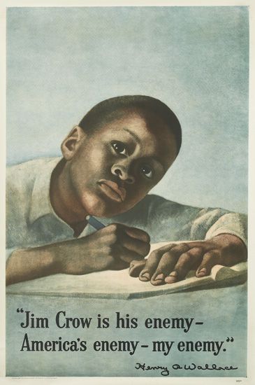 Jim Crow Is His Enemy – America’s Enemy – My Enemy