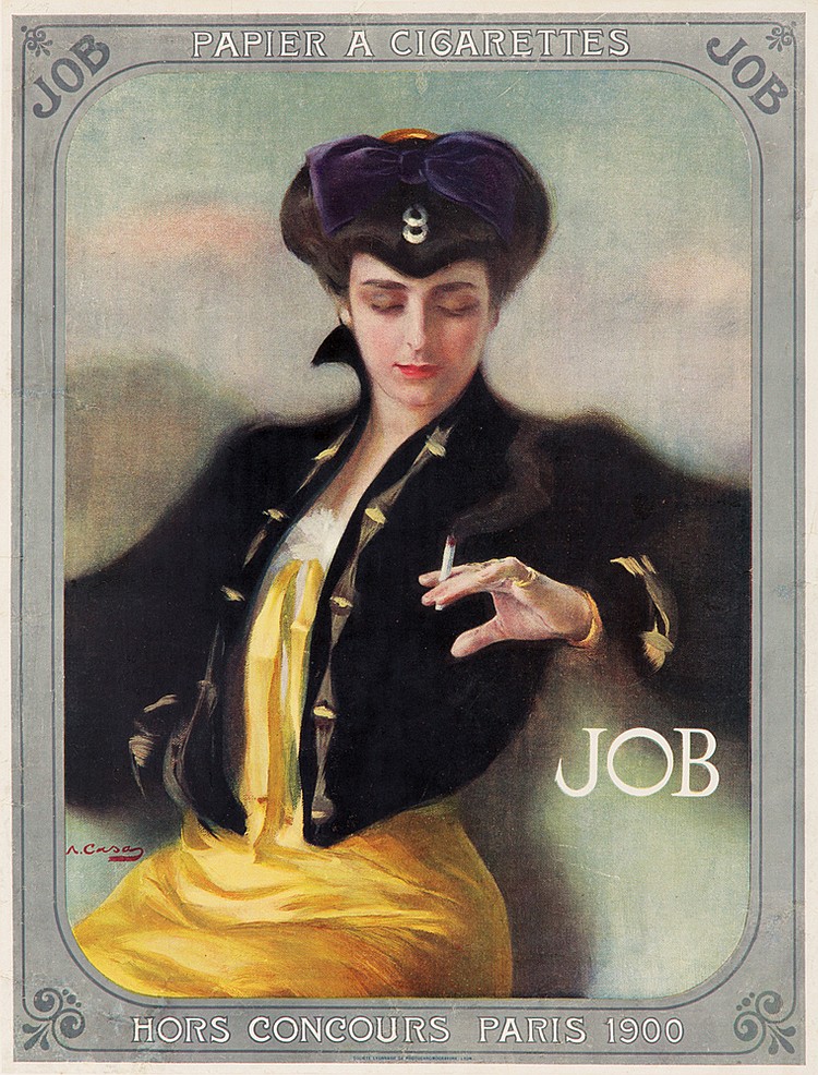 Job Papier A Cigarettes, Job, Hors Conocours Paris 1900
