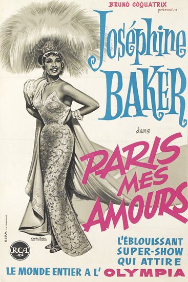 Bruno Coouatrix, Prcsente, Josephine Baker Dans Paris Mes Amours, Sipa, Rva, L’Eblouissant Super-Show Qui Attire, Le Monde Entier A L’Olympia
