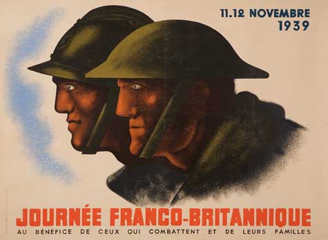 11.12 Novembre, 1939, Journee Franco-Britannique, Au Benefice De Ceux Out Combattent Et De Leurs Familles