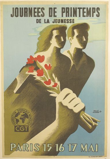 Journees De Printemps De La Jeunesse, Paris 15 16 17 Mai, Fedration Syndicale Mondiale