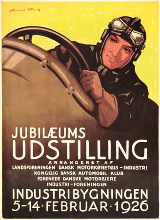 Jubilaeums, Udstilling, Arrangeret Af, Landsforeningen Dansk Motorkoretous Industri, Kongeling Dansk Automobil Klub, Forenede Danske Motorejere, Industri Foreningen, Industribygningen, 5-14 Februar 1926.