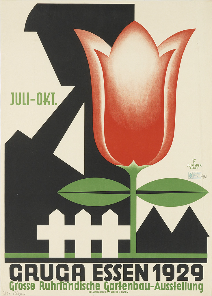 Juli-Qkt. Gruga Essen1929, Grosse Ruhrlandische Gartenbau-Ausstellung