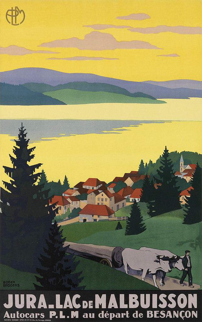 Jura.Lac De Malbuisson Autocars P.L.M Au Depart De Besancon