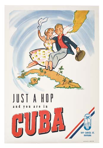 Just A Hop, And You Are In, Cuba, 109 Carcel St., Hayana