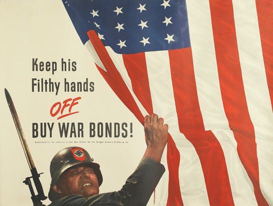 Keep His Filthy Hands Off, Buy War Bonds