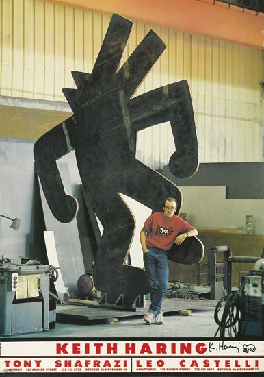 Keith Haring, Tony shafrazi Leo Castelli