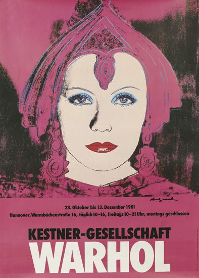 23 Oktober bis 13, December 1981, Hannover, warmbuchenstrafle 16, taglich 10-16, freitags10-21 Uhr, montags geschlossen, Kestner-Gesellschaft, Warhol