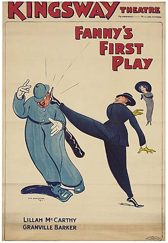 Kingsway Theatre Fanny’s First Play, Lillah M Carthy Granville Barker