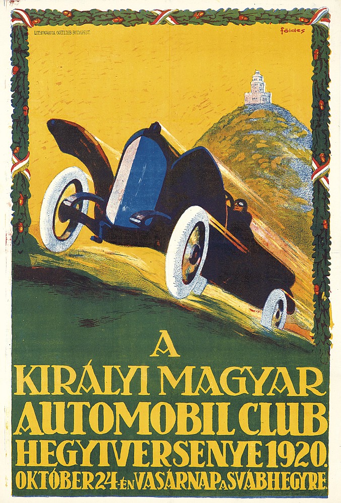 A, Kiralyi Magyar, Automobil Club, Hegyiversenye 1920, Oktober 24 En Vasarnap A Svabhegyre