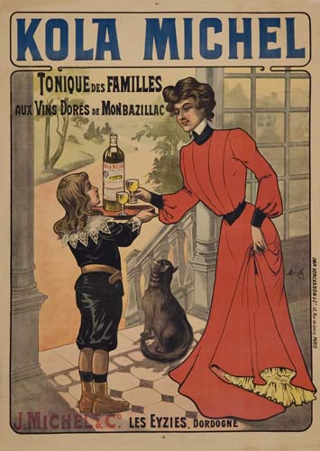 Kola Michel, Tonique Des Familles, Aux Vins Dores De Monbazillac, J. Michel & Co Les Eyzies Dordogne