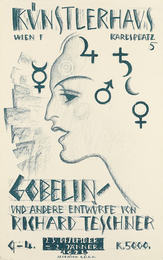 Kunstlerhaus Gobelin-Und Andere Entwurfe Von Richard Teschner, 1-4 23-Deiember, 2 7ANNer. 1421, K.5000, Secession 6 M.B.H