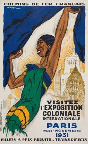 Chemins DeFerFrancais, Dransy, Visitez, I’Exposition, Coloniale, Internationale, Paris, Mai – Novembre, 1931, Billets A Prix Reduits _ Trains Directs