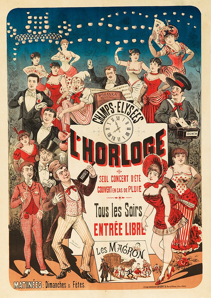 L’Horloge, Seul Concert Dete, Covert En Cas De Pluie, Tous Les Soirs, Entree Libre, Les Magron, Matinees : Dimanches & Fetes