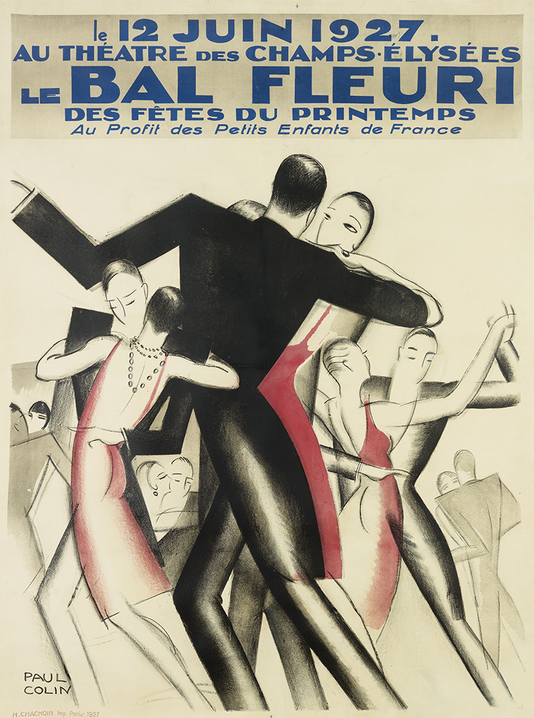 le, 12 juin 1927, au theatre des champs elysees le bal fleuri des fetes du printemps, au profit des petits enfants de france, Paul Colin
