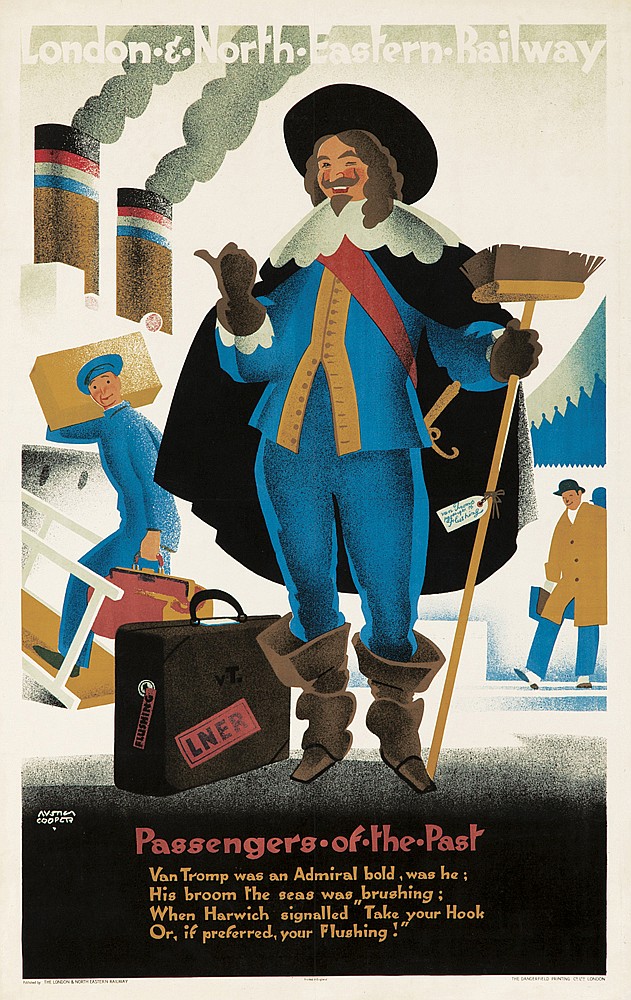 London.E.North.Eastern.Railway, Flusning, Lner, Passengers. Of.The.Past, Van Tromp Was An Admiral Bold, Was He;, His Broom The Seas Was Brushing;, When Haewich Signalled “Take Your Hook, Or, IF Preferred, Your Flushing!, Austin, Cooper